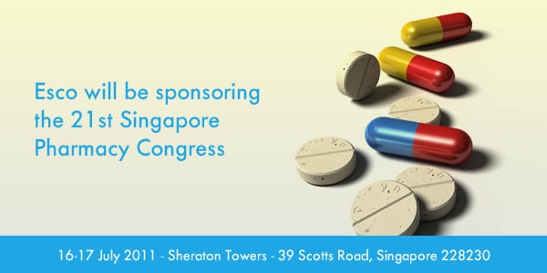 Esco sẽ tài trợ cho Hội nghi dược phẩm Singapore lần thứ 21 